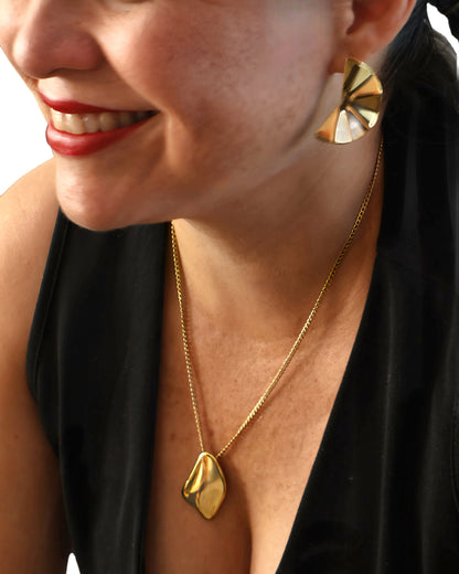 Aretes Abanico